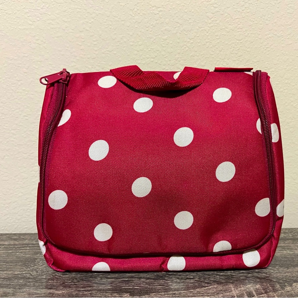 Reisenthel Red and White Polka Dot Toiletries Bag